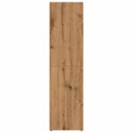 vidaXL knižnica Artisan Dub 36x30x114 cm Drevo – Obrázok 6