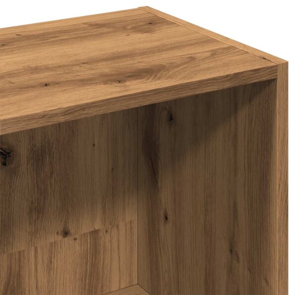 vidaXL knižnica Artisan Dub 36x30x114 cm Drevo – Obrázok 9
