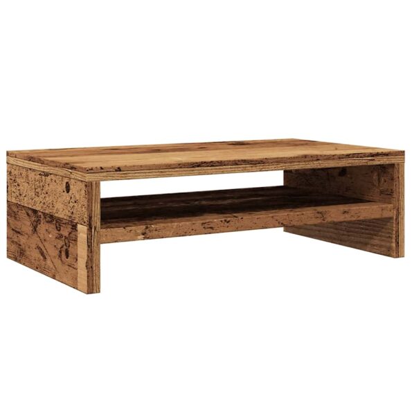 VXL8721158434012_a_en_hd_1.jpg VidaXL Stojan na monitor Old Wood 42x24x13 cm Engineered Wood – Obrázok 2