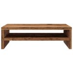 VidaXL Stojan na monitor Old Wood 42x24x13 cm Engineered Wood – Obrázok 5