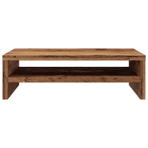 VXL8721158434012_g_en_hd_3.jpg VidaXL Stojan na monitor Old Wood 42x24x13 cm Engineered Wood – Obrázok 5