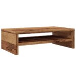 VidaXL Stojan na monitor Old Wood 42x24x13 cm Engineered Wood – Obrázok 7