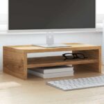 VidaXL Stojan na monitor Artisan Oak 42x24x13 cm Engineered Wood – Obrázok 4