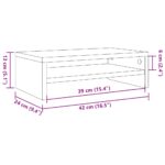 VidaXL Stojan na monitor Artisan Oak 42x24x13 cm Engineered Wood – Obrázok 10