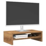 VidaXL Stojan na monitor Artisan Oak 42x24x13 cm Engineered Wood