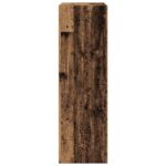 vidaXL skrinka na knihy/príborník Old Wood 66x30x98 cm Engineered Wood – Obrázok 6