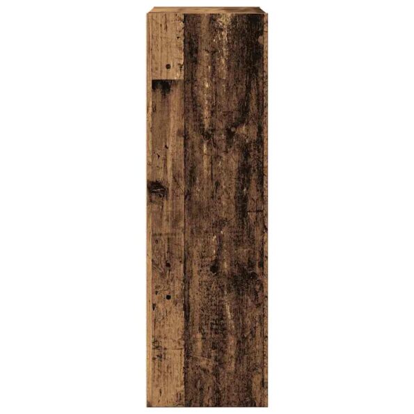 vidaXL skrinka na knihy/príborník Old Wood 66x30x98 cm Engineered Wood – Obrázok 6