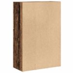 vidaXL skrinka na knihy/príborník Old Wood 66x30x98 cm Engineered Wood – Obrázok 7