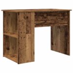 vidaXL Stôl Old Wood 100x55x75 cm Engineered Wood – Obrázok 6