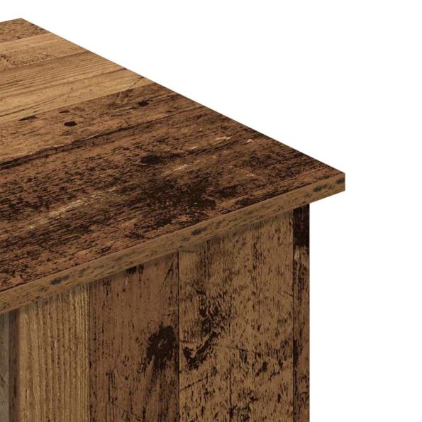 vidaXL Stôl Old Wood 100x55x75 cm Engineered Wood – Obrázok 8