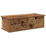 vidaXL Nástenná skrinka Old Wood 60x26x18,5 cm Engineered Wood – Obrázok 2