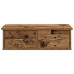 vidaXL Nástenná skrinka Old Wood 60x26x18,5 cm Engineered Wood – Obrázok 4