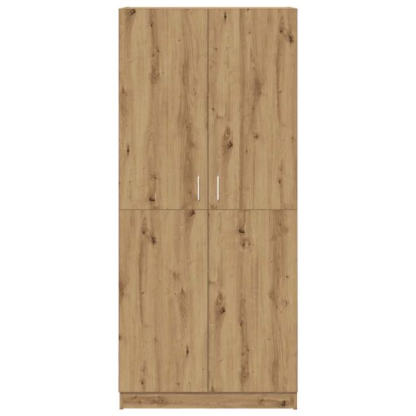 vidaXL Šatníková skriňa Dub Artisan 90x52x200 cm Technické drevo – Obrázok 4