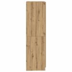 vidaXL Šatníková skriňa Dub Artisan 90x52x200 cm Technické drevo – Obrázok 5