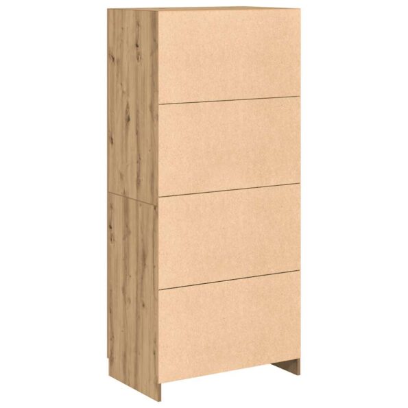 vidaXL Šatníková skriňa Dub Artisan 90x52x200 cm Technické drevo – Obrázok 6