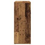 vidaXL Komoda staré drevo 60x30x75 cm kompozitné drevo – Obrázok 6