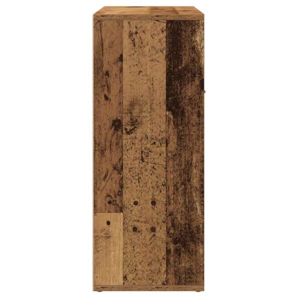 vidaXL Komoda staré drevo 60x30x75 cm kompozitné drevo – Obrázok 6