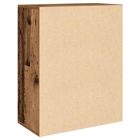 vidaXL Komoda staré drevo 60x30x75 cm kompozitné drevo – Obrázok 7