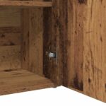 vidaXL Komoda staré drevo 60x30x75 cm kompozitné drevo – Obrázok 8