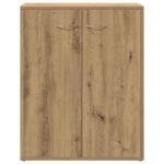 vidaXL Komoda dub artisan 60x30x75 cm kompozitné drevo – Obrázok 4