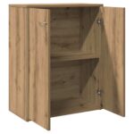 vidaXL Komoda dub artisan 60x30x75 cm kompozitné drevo – Obrázok 5