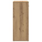 vidaXL Komoda dub artisan 60x30x75 cm kompozitné drevo – Obrázok 6