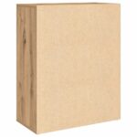 vidaXL Komoda dub artisan 60x30x75 cm kompozitné drevo – Obrázok 7