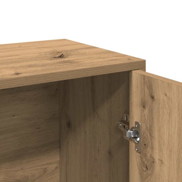 vidaXL Komoda dub artisan 60x30x75 cm kompozitné drevo – Obrázok 8