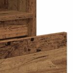 VidaXL knižnica Old Wood 36x30x171 cm Engineered Wood – Obrázok 8