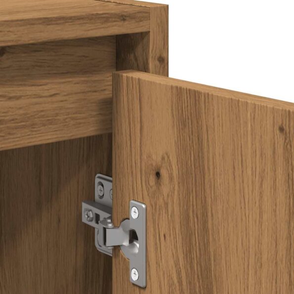 vidaXL 2-dielna sada kúpeľňového nábytku dub artisan kompozitné drevo – Obrázok 8