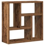vidaXL Nástenná polička Old Wood 45x16x45 cm Engineered Wood – Obrázok 2