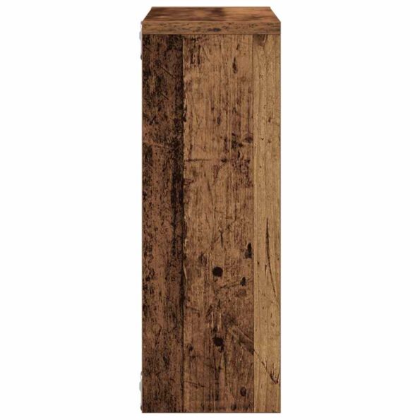 vidaXL Nástenná polička Old Wood 45x16x45 cm Engineered Wood – Obrázok 5