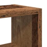 vidaXL Nástenná polička Old Wood 45x16x45 cm Engineered Wood – Obrázok 7