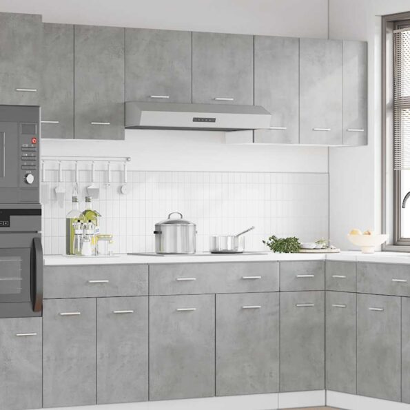 VidaXL Závesná skriňa betónová sivá 30x31x60 cm Konštrukčné drevo – Obrázok 3