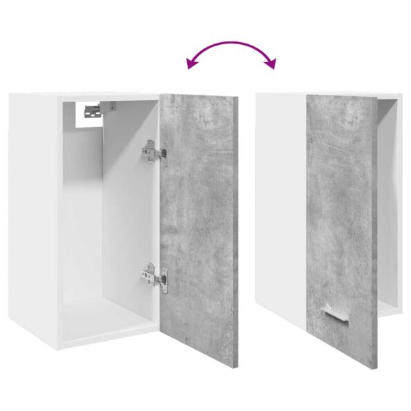 VidaXL Závesná skriňa betónová sivá 30x31x60 cm Konštrukčné drevo – Obrázok 8