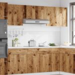 vidaXL Závesná skrinka Old Wood 30x31x60 cm Engineered Wood – Obrázok 3