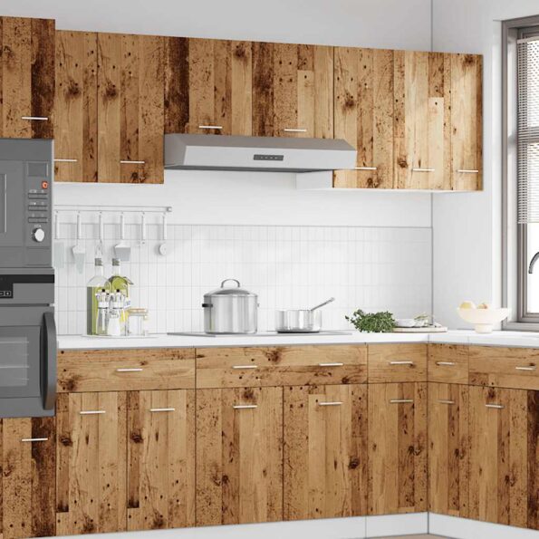 vidaXL Závesná skrinka Old Wood 30x31x60 cm Engineered Wood – Obrázok 3