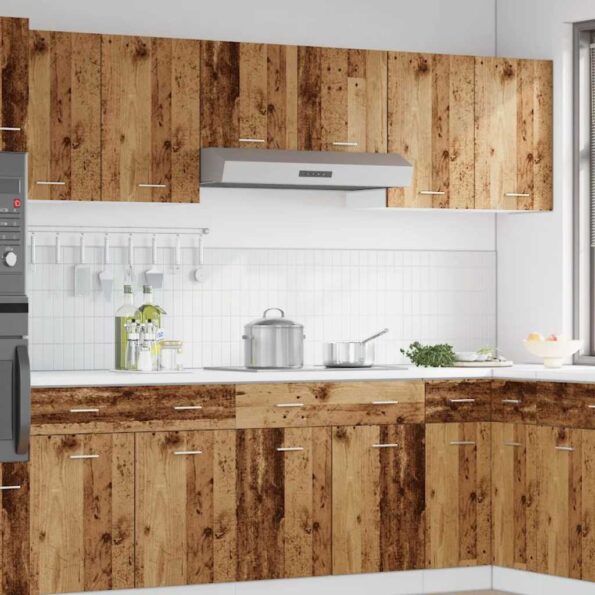 vidaXL Závesná skrinka Old Wood 40x31x60 cm Engineered Wood – Obrázok 3