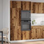 VidaXL Chladnička Old Wood 60x57x207 cm Engineered Wood – Obrázok 3