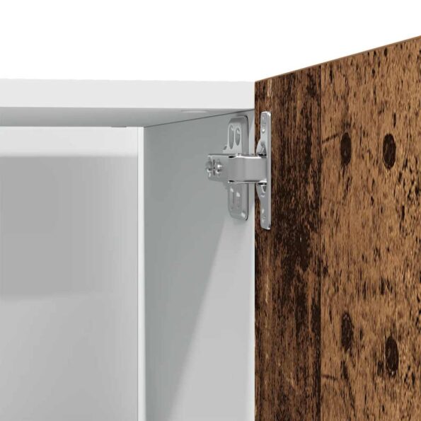 VidaXL Chladnička Old Wood 60x57x207 cm Engineered Wood – Obrázok 12