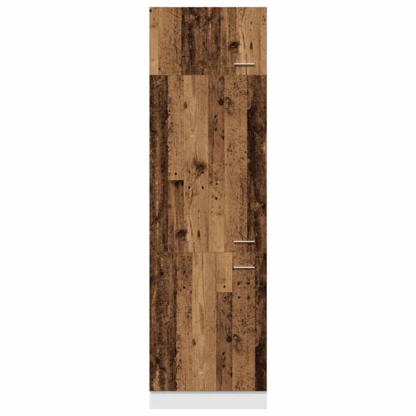 VidaXL Chladnička Old Wood 60x57x207 cm Engineered Wood – Obrázok 6