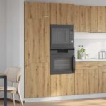 vidaXL Skrinka na chladničku “Lyon” Artisan Dub 60x57x207 cm – Obrázok 3