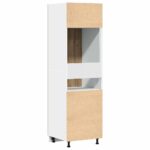 vidaXL Skrinka na chladničku “Lyon” Artisan Dub 60x57x207 cm – Obrázok 8