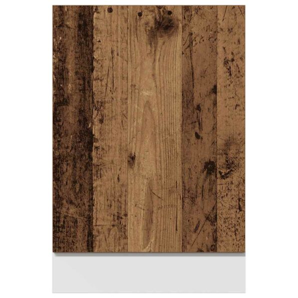vidaXL Panel do umývačky riadu Old Wood 45x3x67 cm Engineered Wood – Obrázok 3