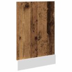 vidaXL Panel do umývačky riadu Old Wood 45x3x67 cm Engineered Wood – Obrázok 5