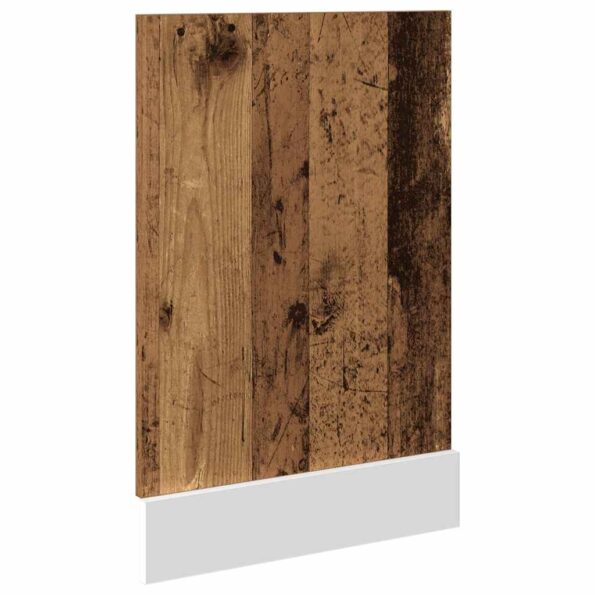 vidaXL Panel do umývačky riadu Old Wood 45x3x67 cm Engineered Wood – Obrázok 5