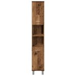 vidaXL Kúpeľňová skrinka Old Wood 30x30x179 cm Engineered Wood – Obrázok 4
