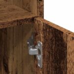 vidaXL Kúpeľňová skrinka Old Wood 30x30x179 cm Engineered Wood – Obrázok 9
