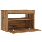 vidaXL TV skrinka s LED dub artisan 60x35x40 cm kompozitné drevo – Obrázok 10