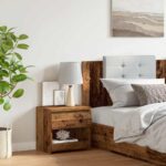 vidaXL Nočná skrinka Old Wood 40x30x39 cm Engineered Wood – Obrázok 3